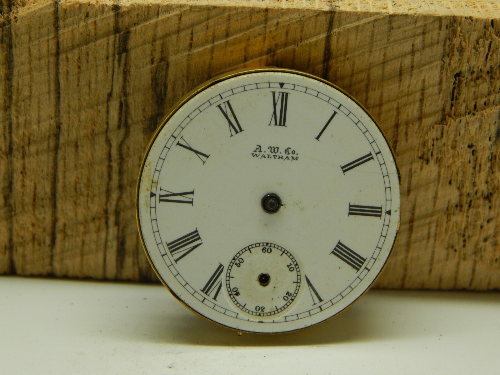 Antique Waltham Pocket Watch Movement 0s 9j Grade G Circa 1890-1891
