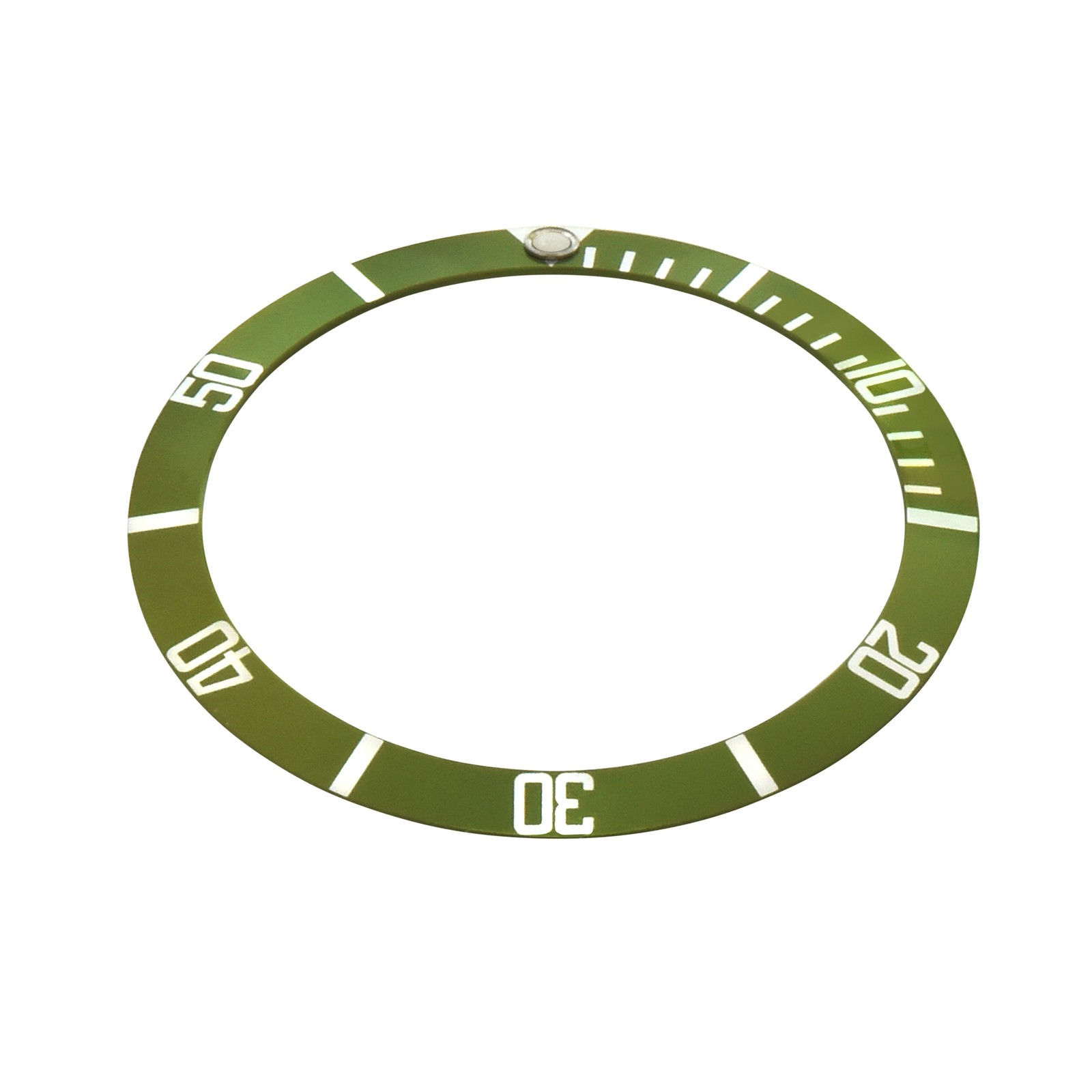 Ewatchparts Green Bezel Insert for Rolex Submariner 16800,16610LV Kermit FLAT 4