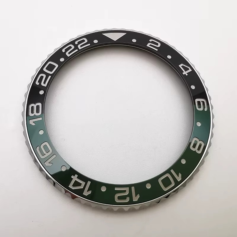 Ceramic Watch Bezel Insert Fits Rolex GMT Master II Sprite 126720VTNR