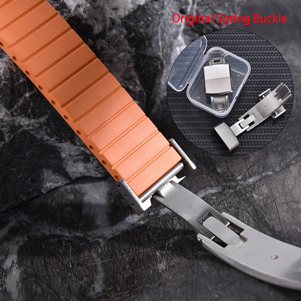 New Design CTS Fluororubber Watch Strap 18mm 19mm 20mm 22mm Quick Release Origin