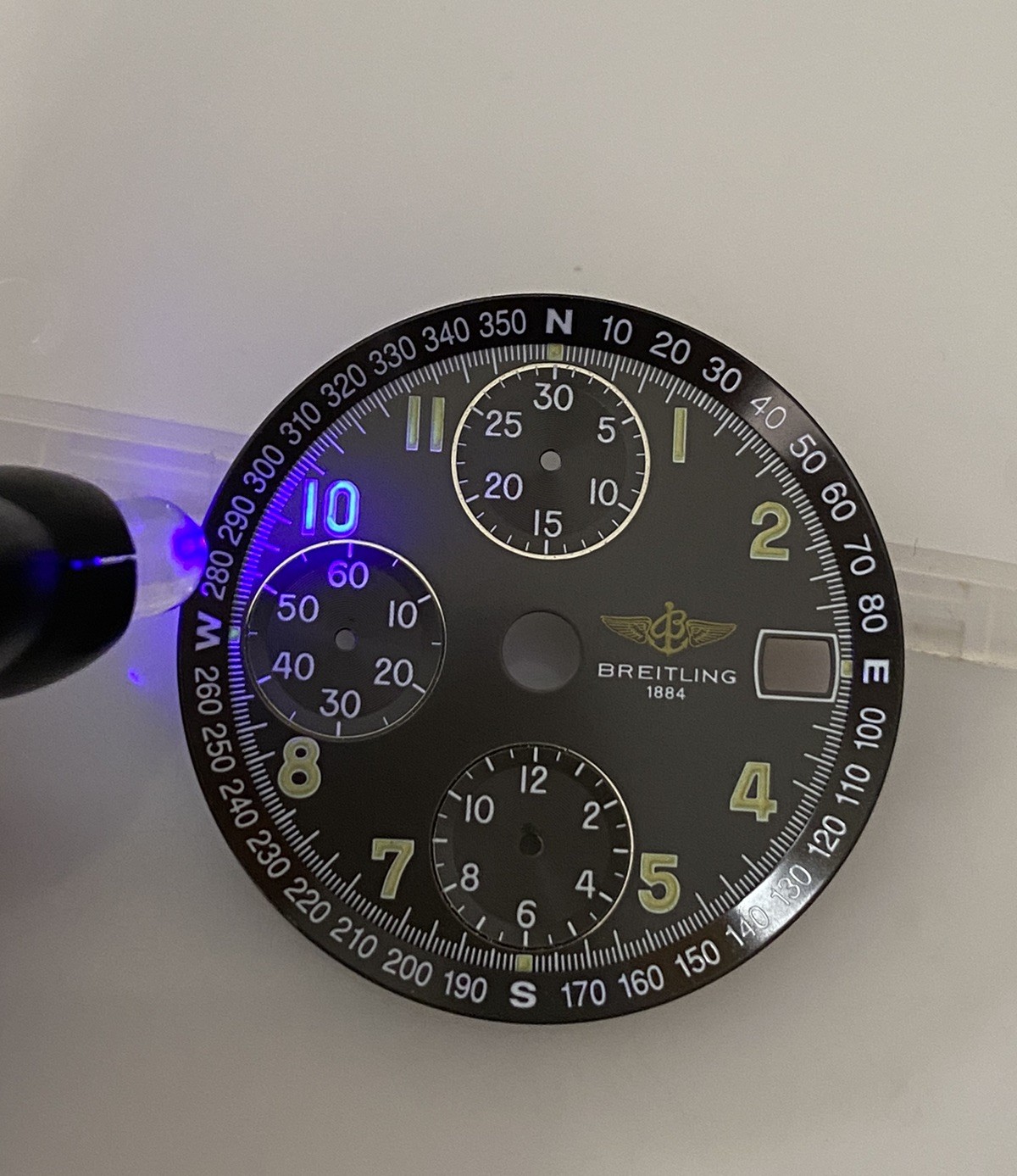 Original Breitling Chronomat Longitude GMT A20048 Cal. Valjoux 7750 Tabacco Dial