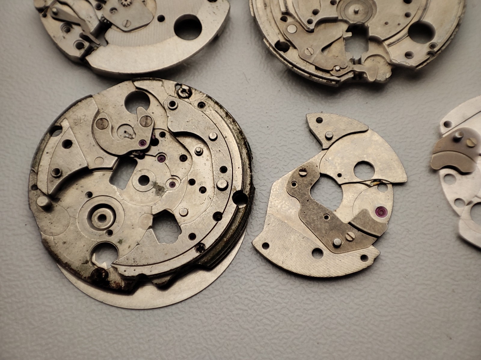 seiko 940 2451 platinum Seikosha automatic bridge Seiko 6205B Gear Train axis…