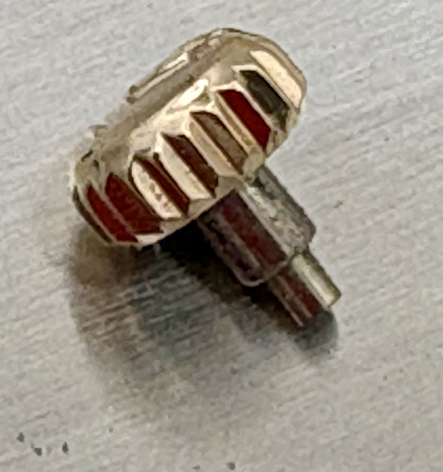 Rolex Gold Crown Twinlock 6mm Locking Threads In Great Condition!