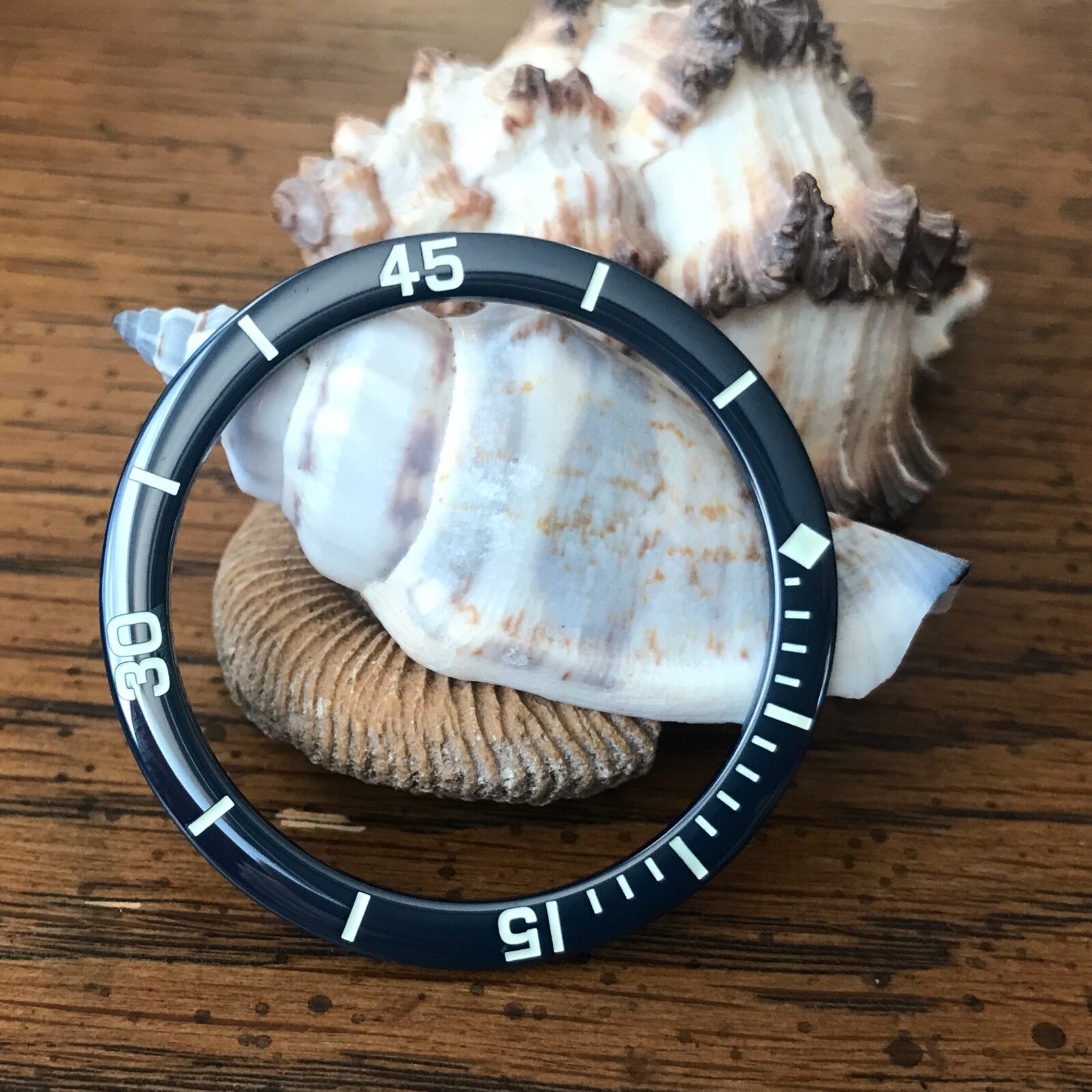 Ceramic Blue Fifty Five Fathoms Bezel Insert for Seiko SNZH~US Seller+Fast Ship