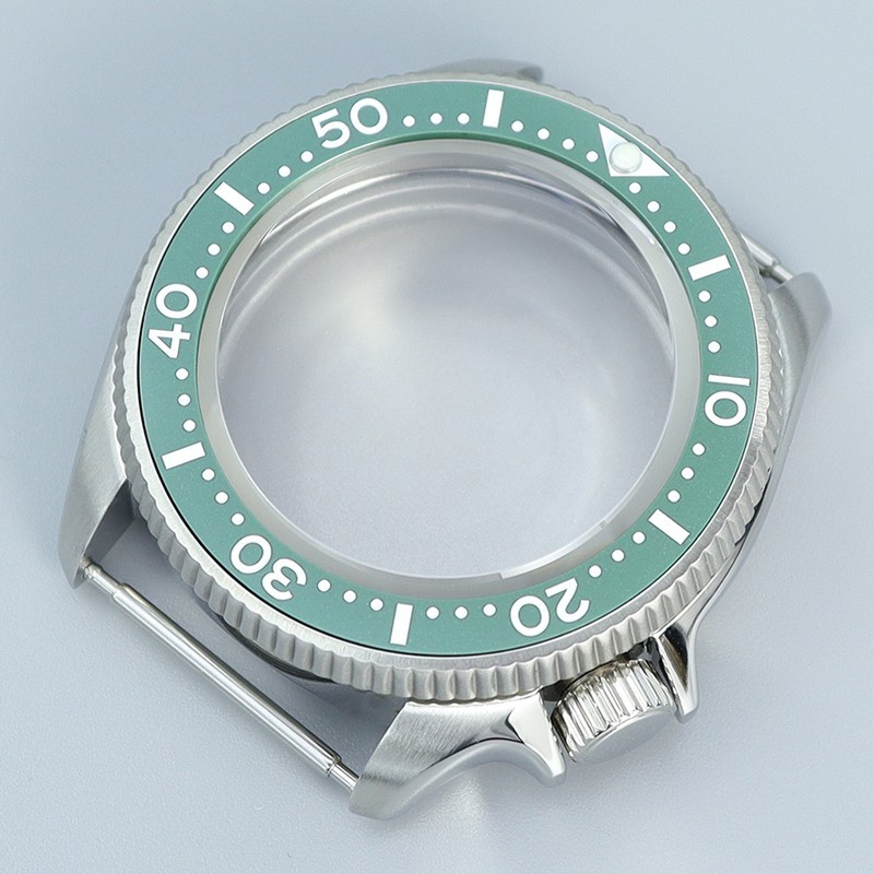 38mm Modify Seiko Turtle Mod Steel Watch Case Sapphire Ceramic For Seiko NH35 36