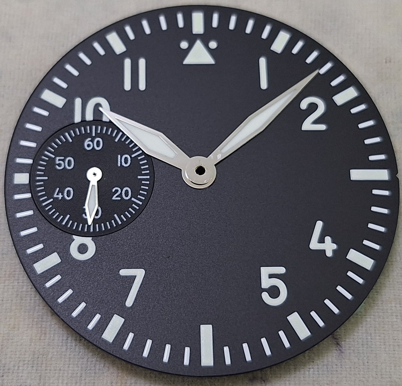 Flieger Style 37mm Watch Dial And Hands For Hamilton 917 921 Movement 4 Colors