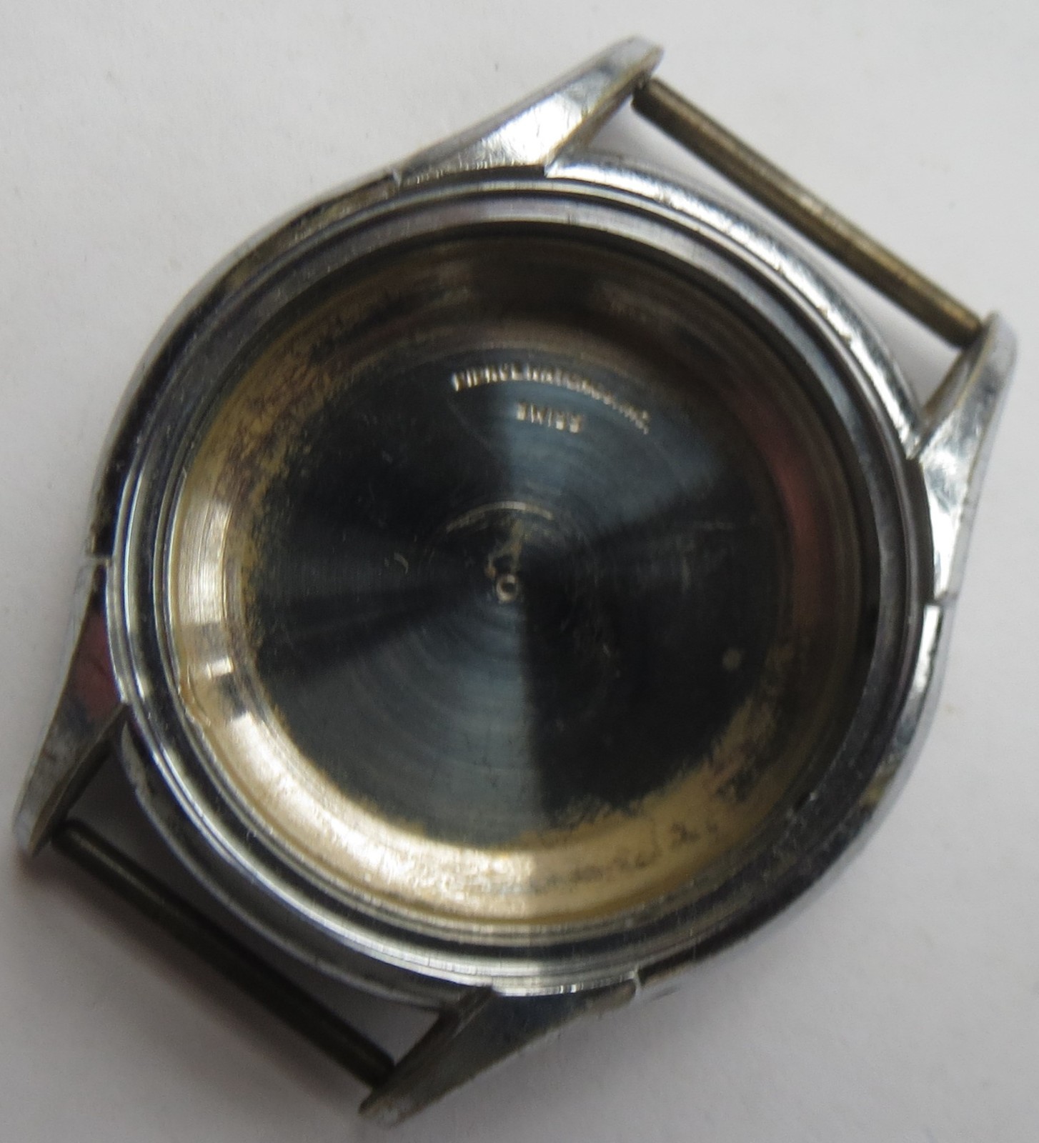 Pierce chronograph mens wristwatch nickel chromiun case 37 mm. in diameter