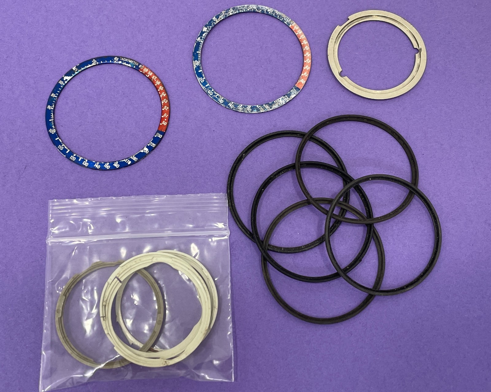 LOT OF SEIKO PARTS WHEEL HANDS DIALS CRYSTALS NOS & USED CONDITION SHIP FROM USA