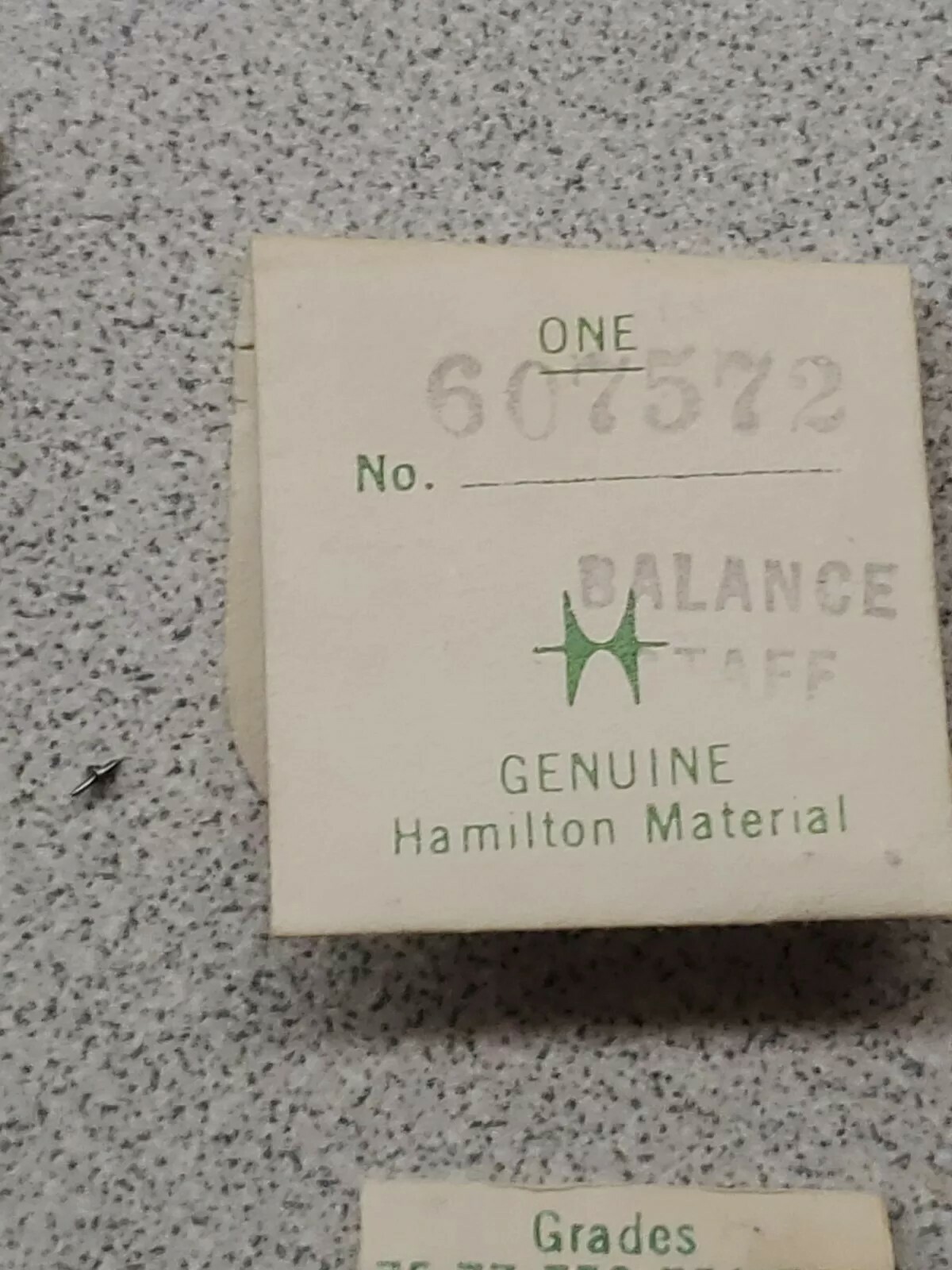 Lot Of Factory NOS Hamilton 21/0 Parts For Grades 75, 77, 750, 751, 756, 757,…