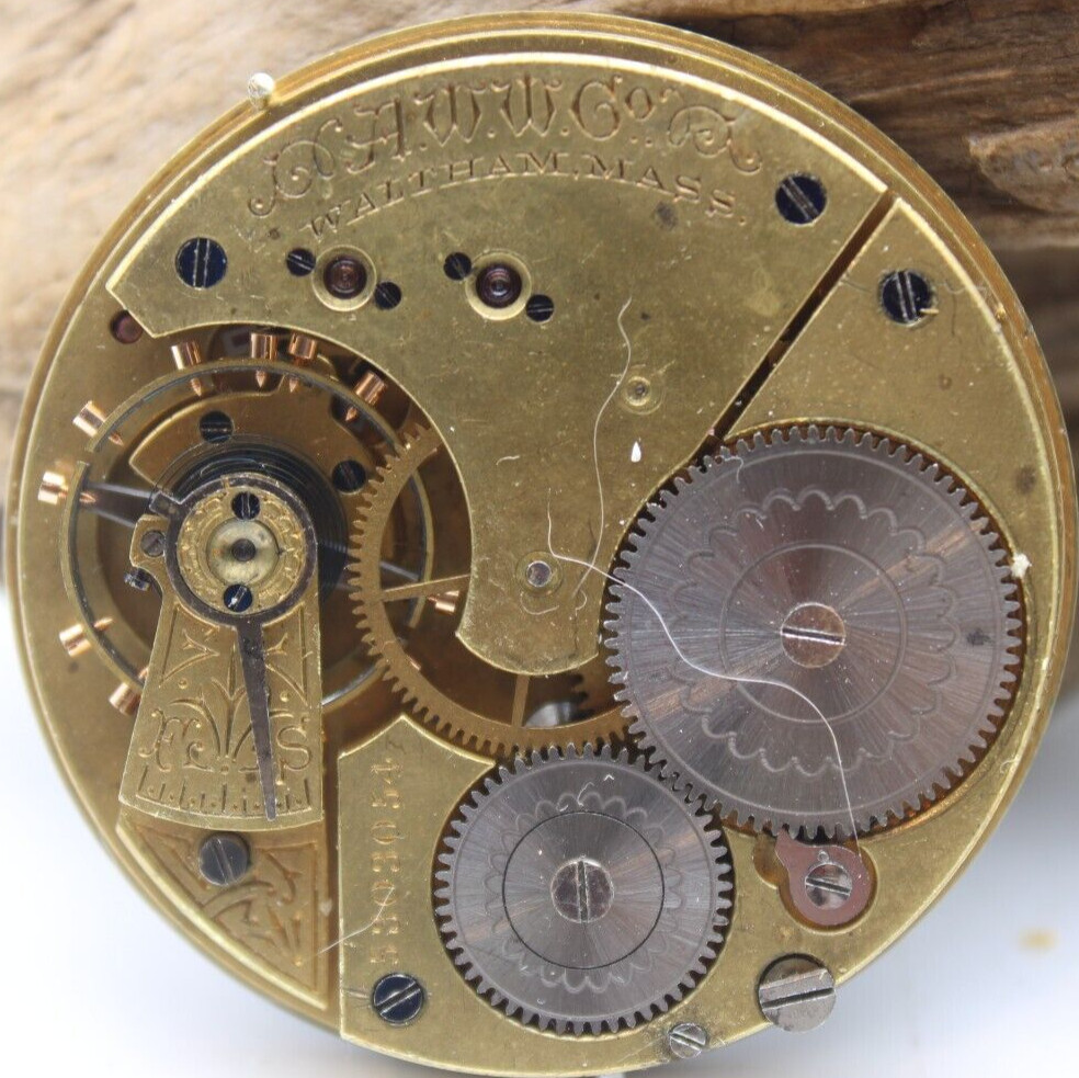 1892 WALTHAM POCKET WATCH MOVEMENT 5303054 GRADE 22 16s 11j (SP2)