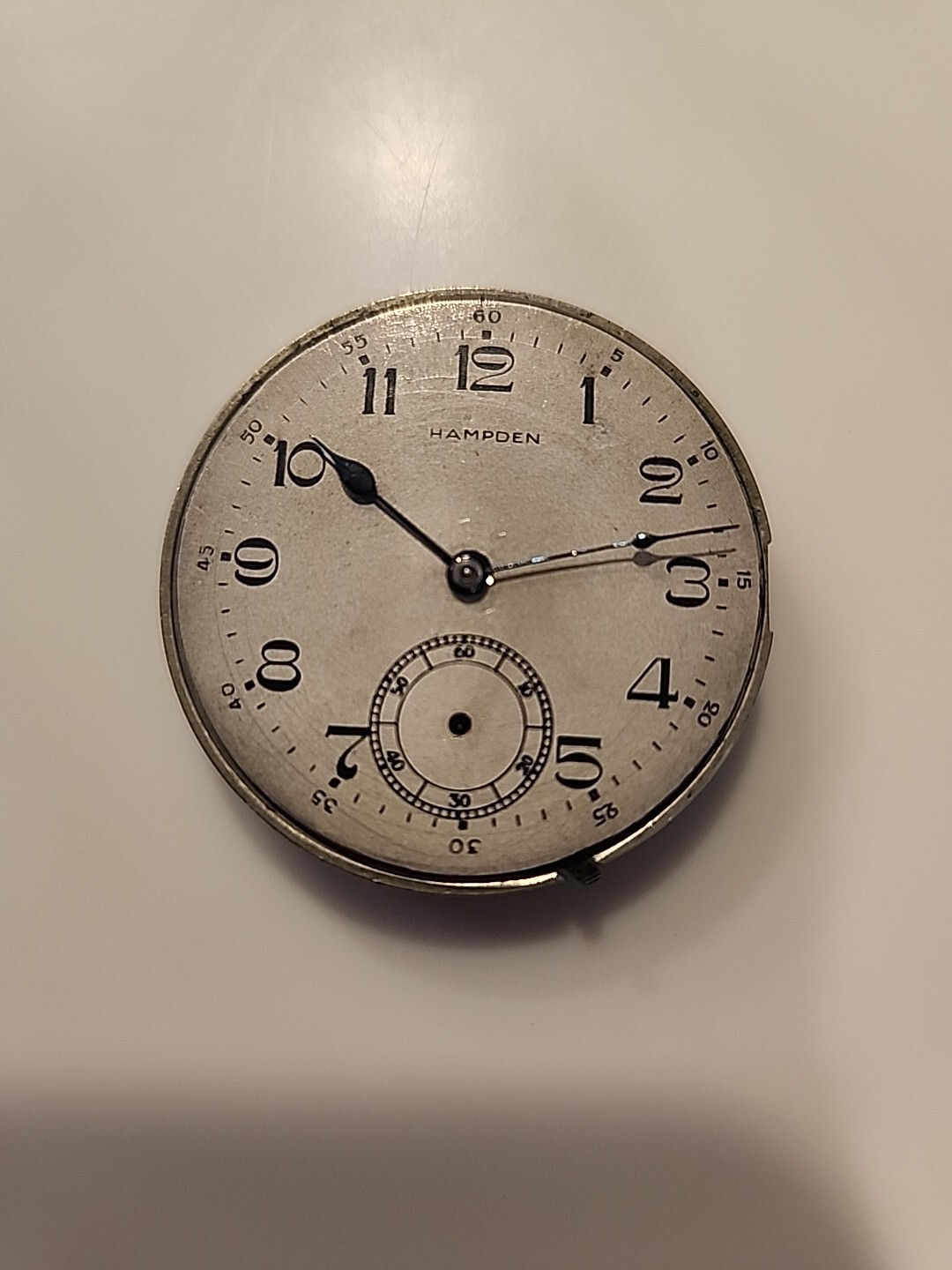 RARE/Premium 15J 1901 Hampden 12s General L Stark Mvmt, Running Keeps Time C2