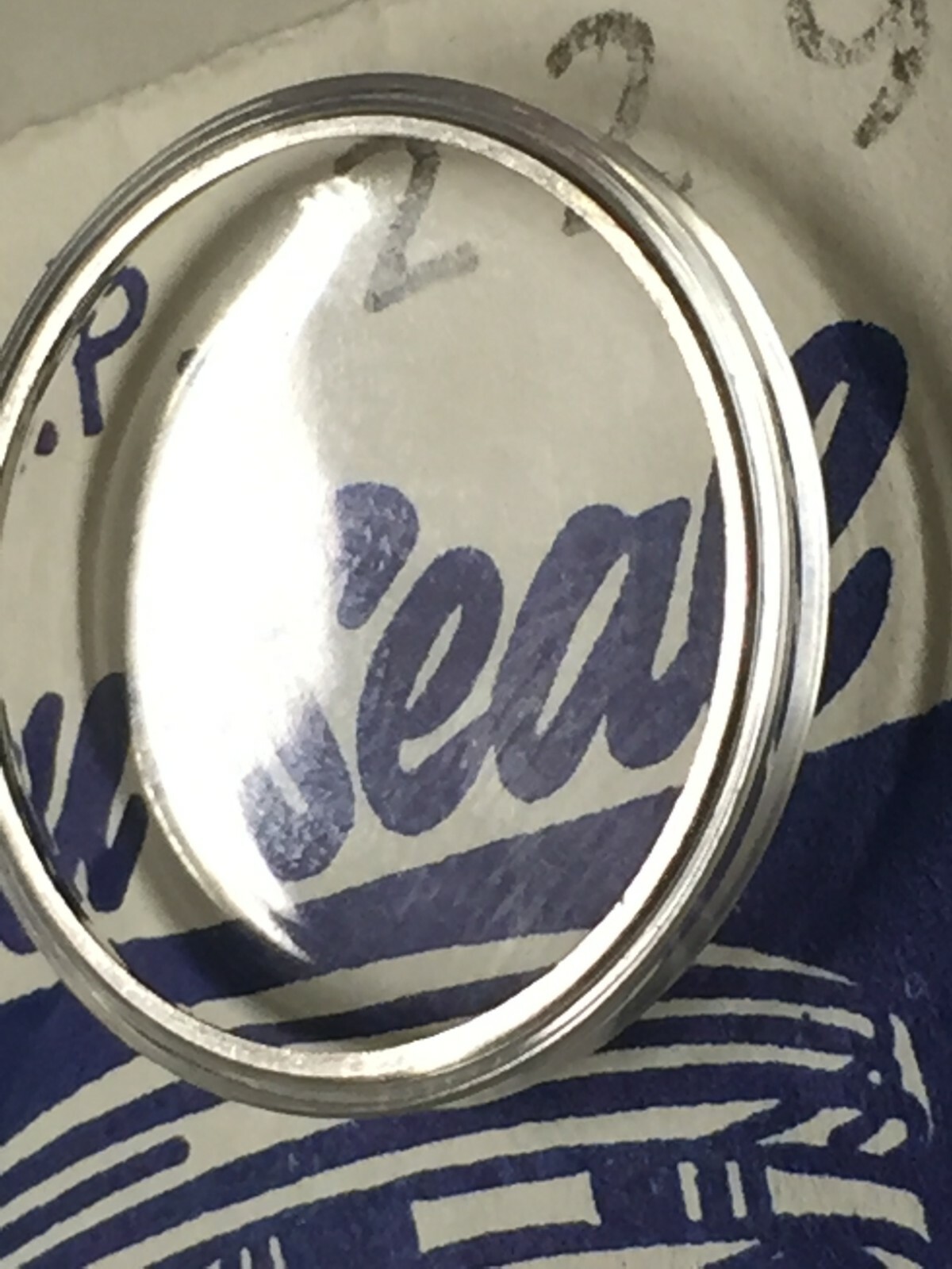 Tru-Seal Chrome Tension Ring Waterproof Watch Glass NOS Sizes 150-373 Sternkreuz