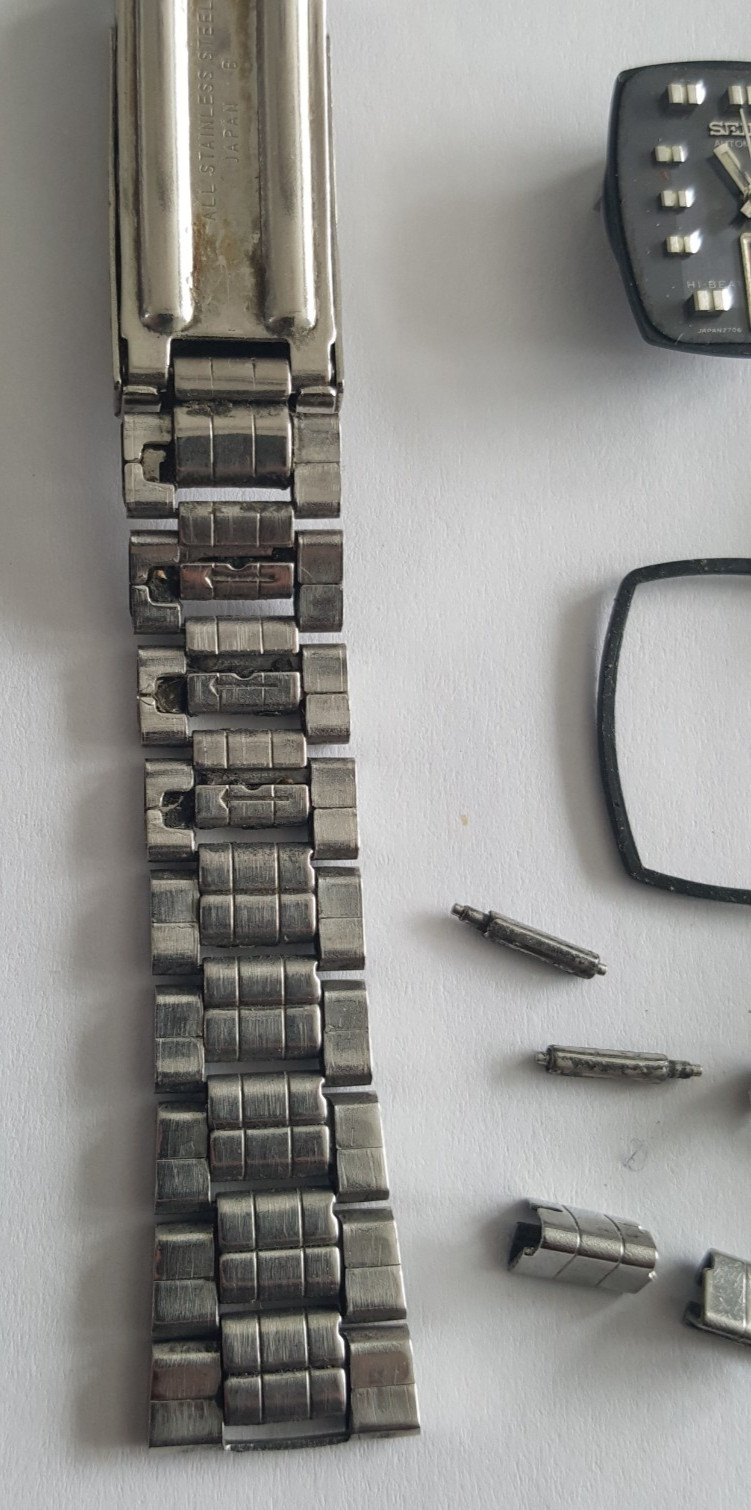 Seiko Caliber 2706A Wristwatch & Bracelet For Parts