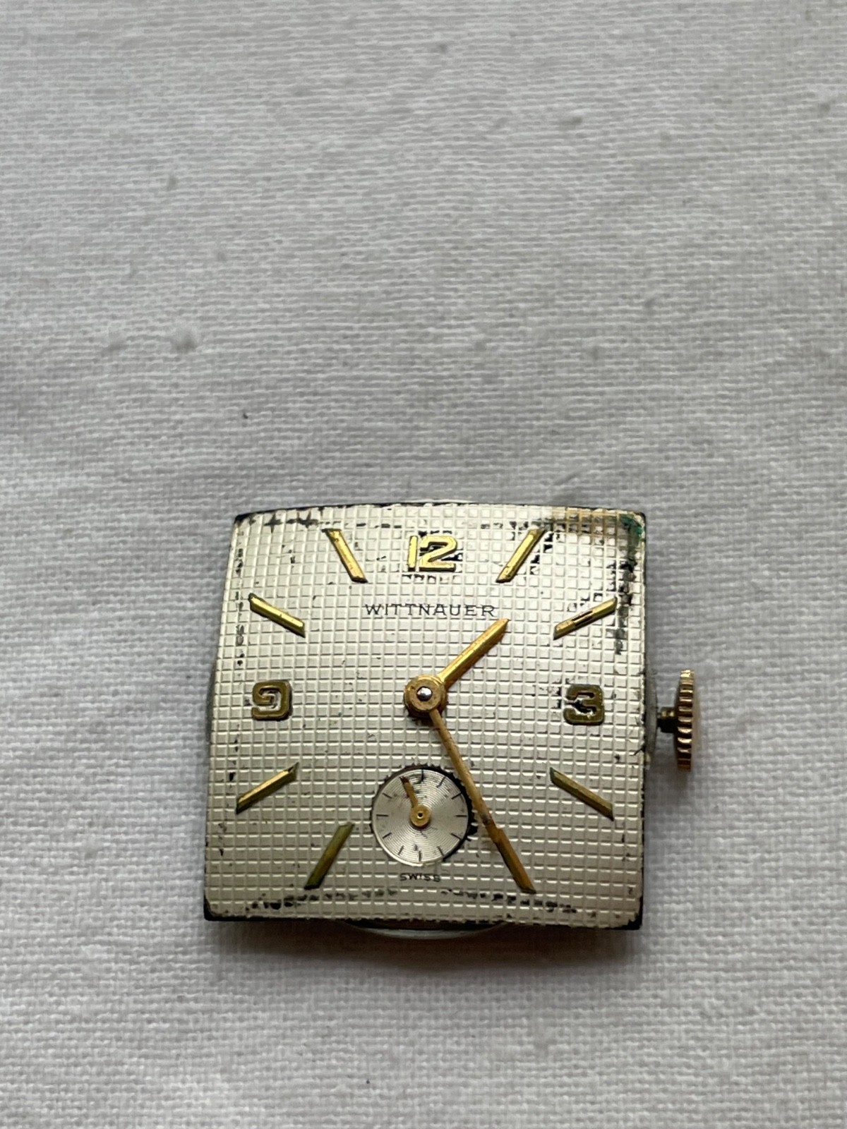 Wittnauer 76/3 Revue – movement for mens watch AS IS, lot 0906