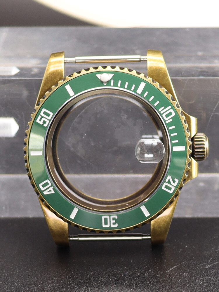 bronze 40mm Watch Cases stainless steel Parts For Nh35 Nh36 nh38 nh34 Movements