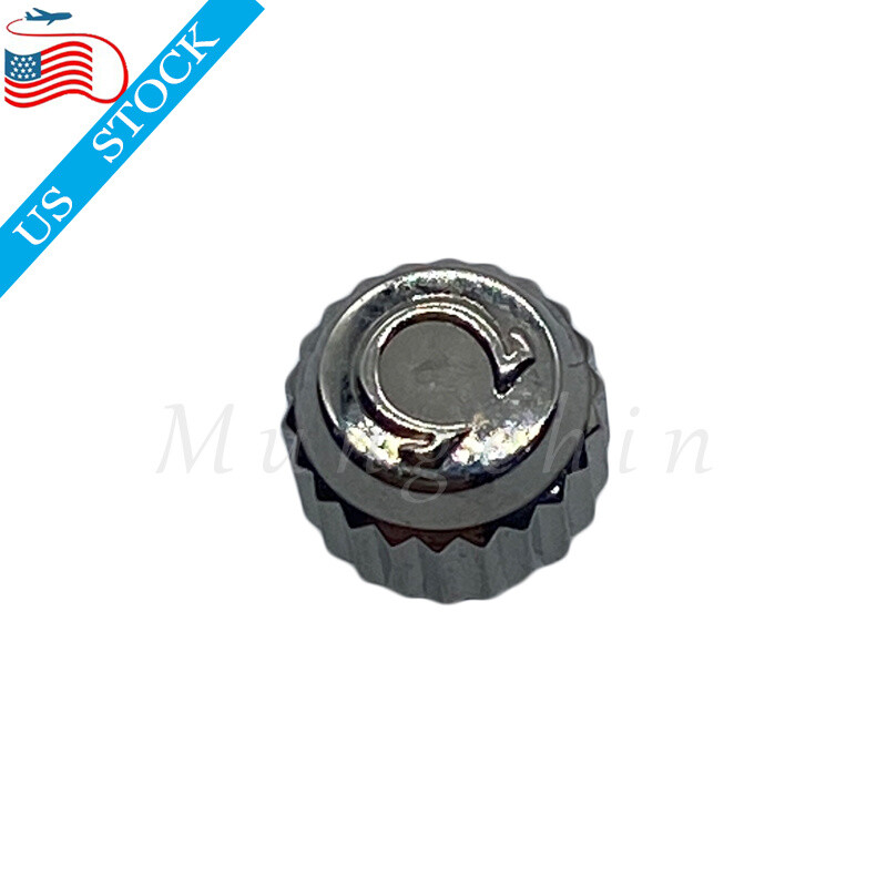 Replacement Steel Watch Crown For Omega Seamaster 300 2220.80.00 Watch