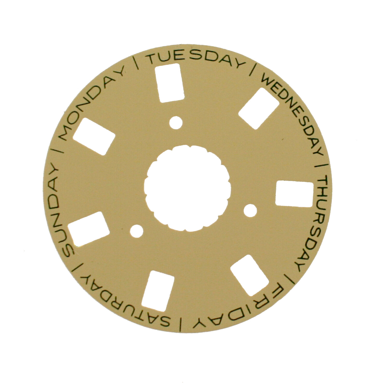 Day Disc For Rolex President 118206 118238 Champagne color Movement 3155