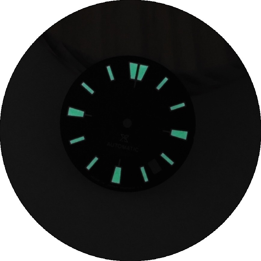 NH35 Dial 28.5mm Vintage Dial Green Luminous Fits NH35 NH36 Movement Watch Dial