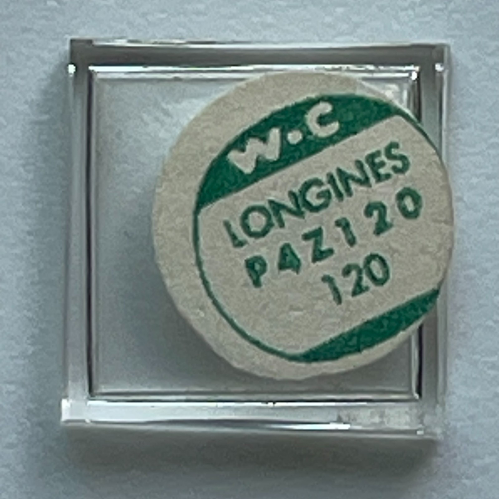 LONGINES Watch Crystal NOS P4Z120 Square Flat Top Dome Bottom Parts Repair