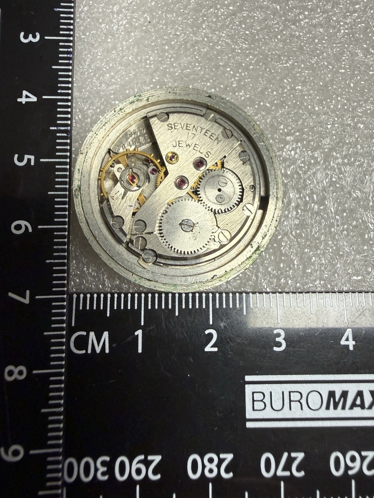 VINTAGE USSR Watch Movement POLJOT Cal. 2414 plus Dial. For Parts