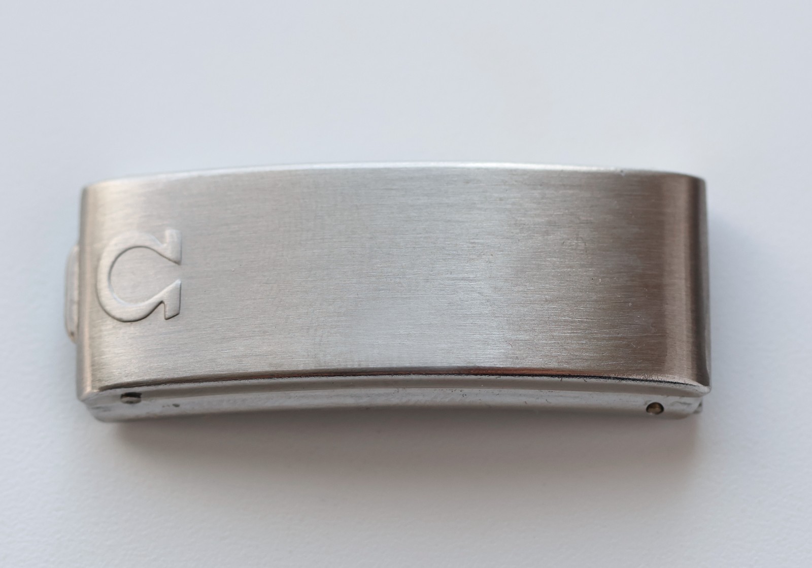 Genuine Original Vintage Omega No. 27 15mm Deployant Folding Clasp Buckle Steel