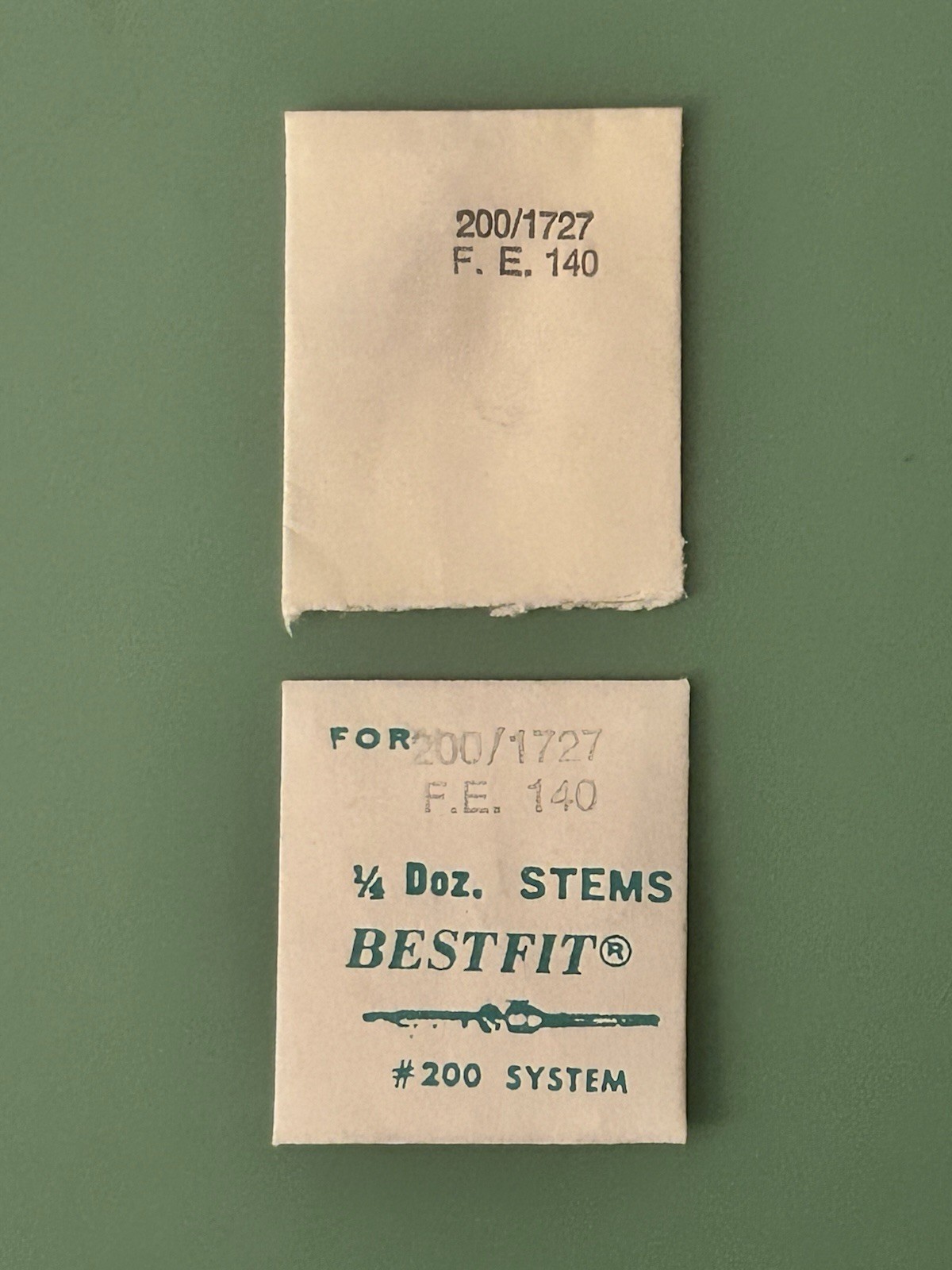 FE – Cal 140 – Stem – Part 200 – .9 mm – Tap 10 – 19.5 mm long -NOS- 4 Total