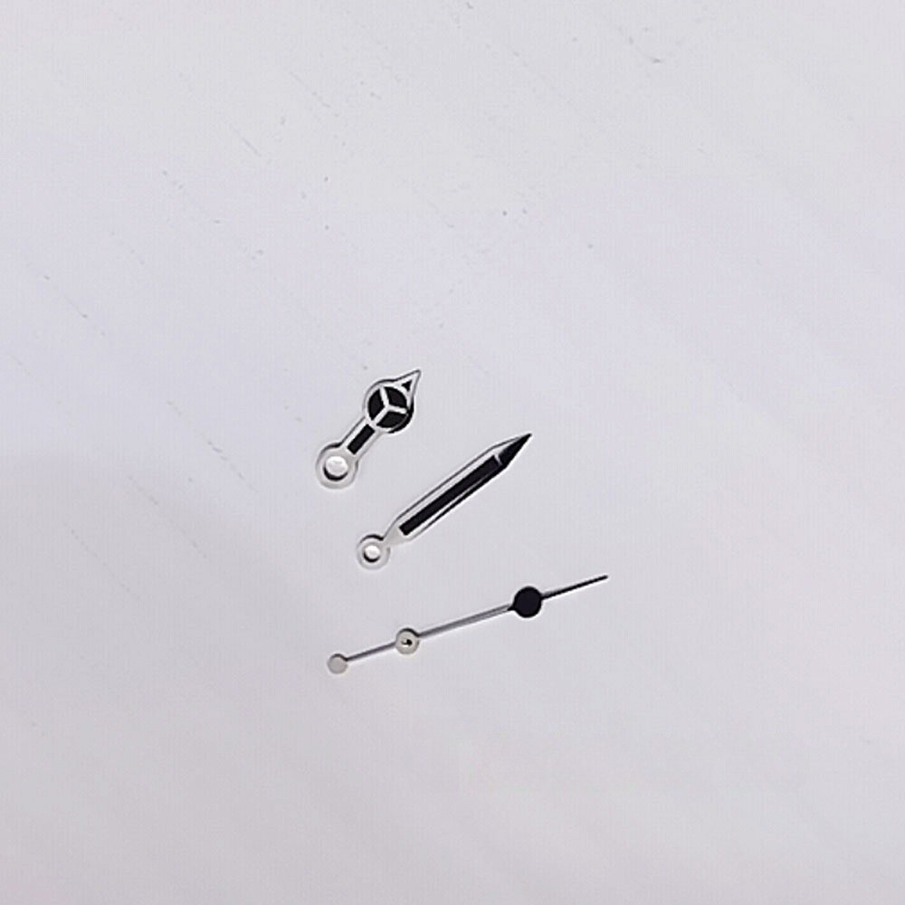 Silver Black Merc Hands For NH35 NH36 7s26 Miyota 8215 ETA 2836 2824 Movement