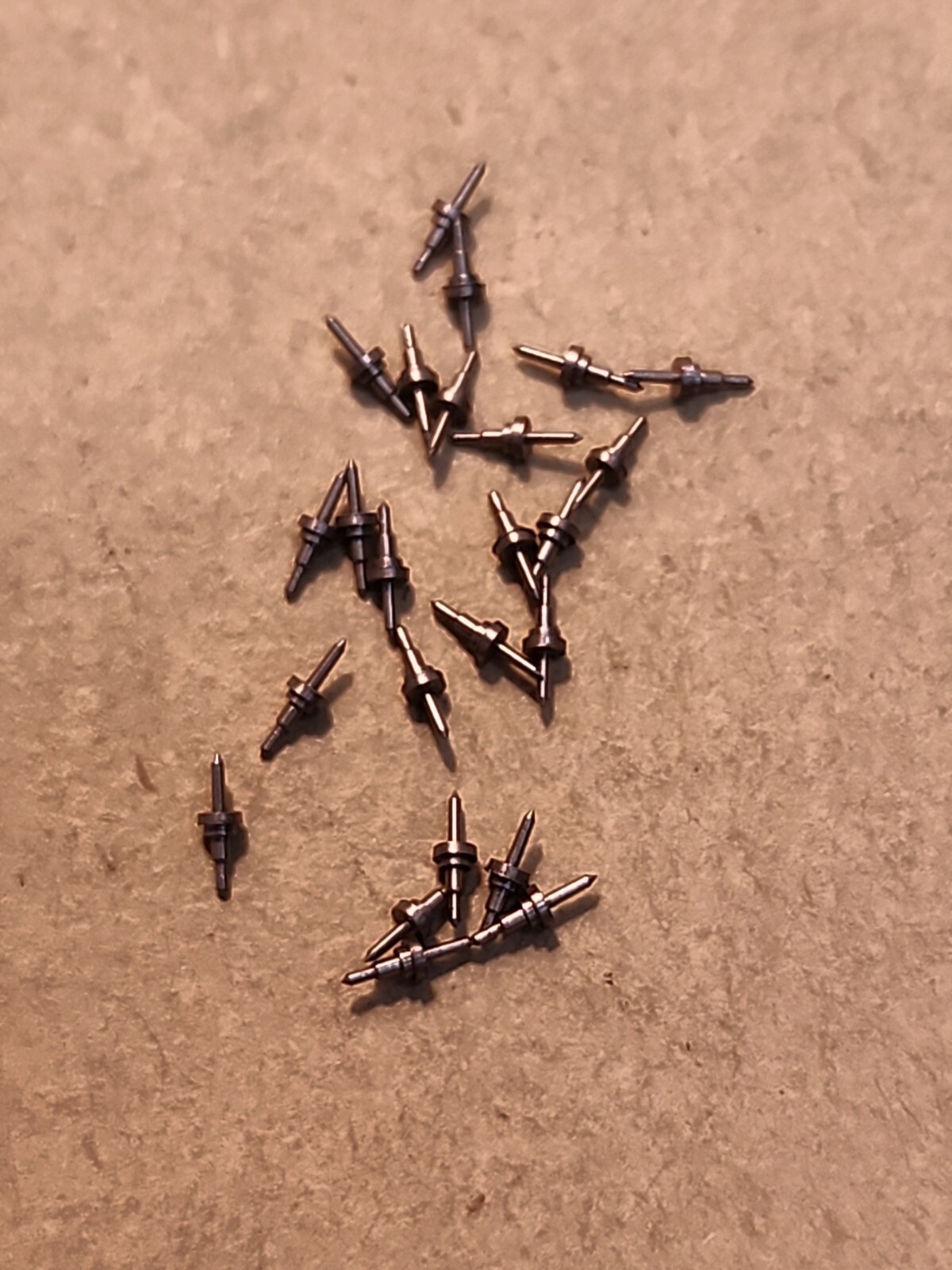 Lot Of 24 NOS 3.56mm Unfinished? American Balance Staffs Parts Repairs Spares