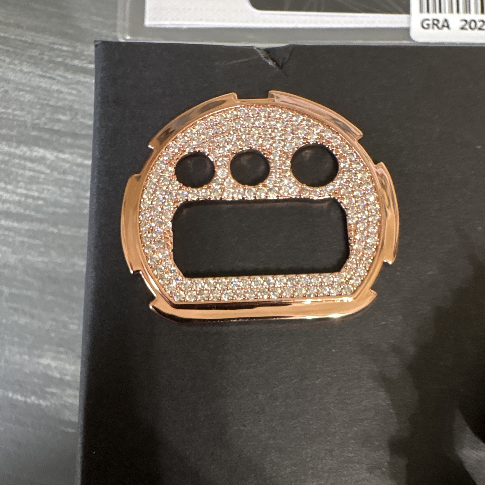 Rose Gold/Silver Iced Out Metal Bezel Set for Casio G-SHOCK DW-6900