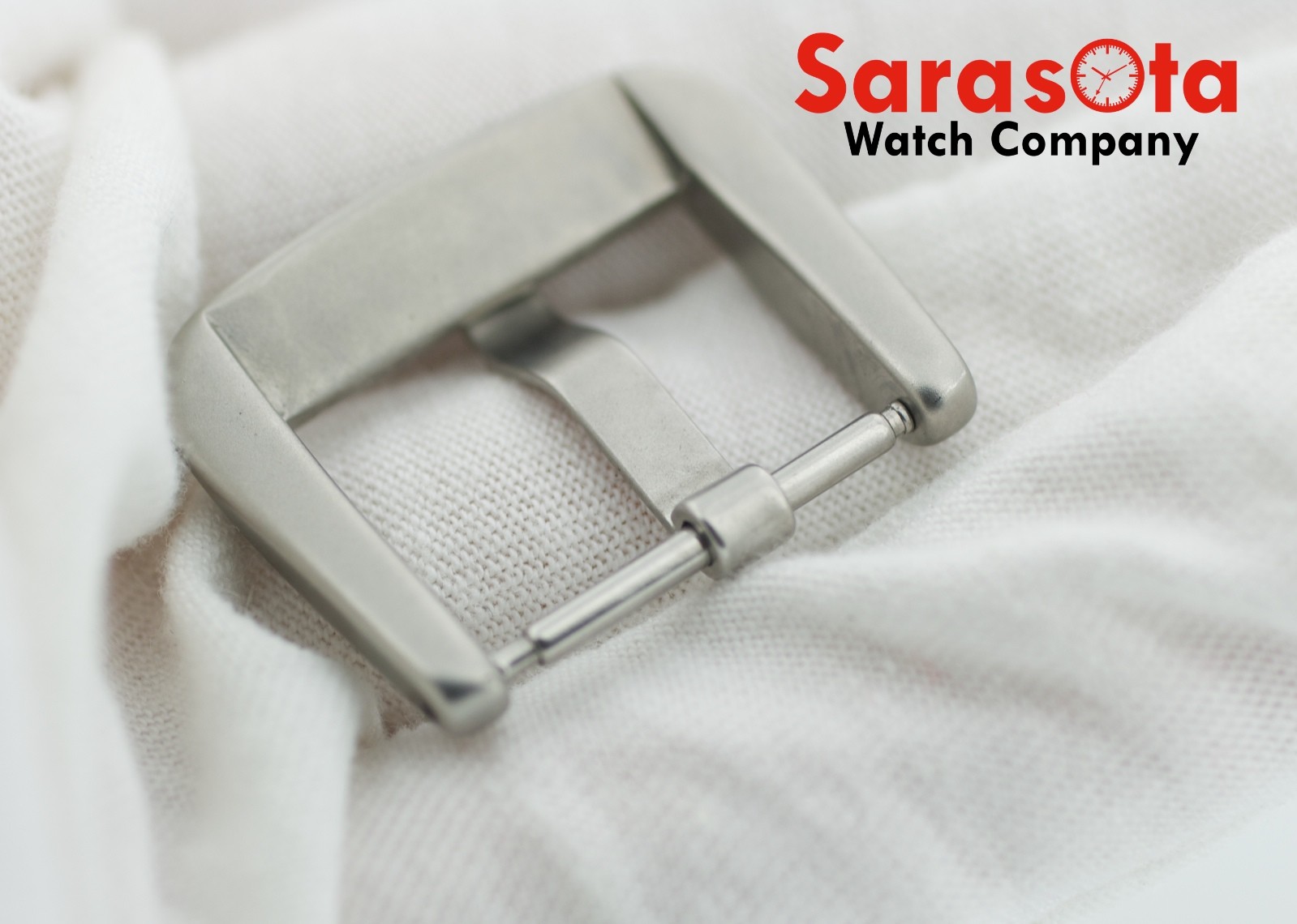 100% Authentic Locman Stainless Steel Watch Band Buckle 20mm