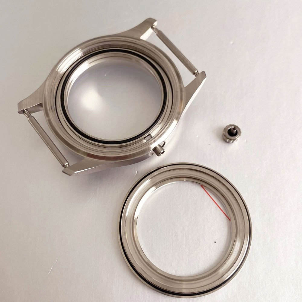 38mm Stainless Steel Watch Case Independent Seconds For Sea-gull ST1701 Movement