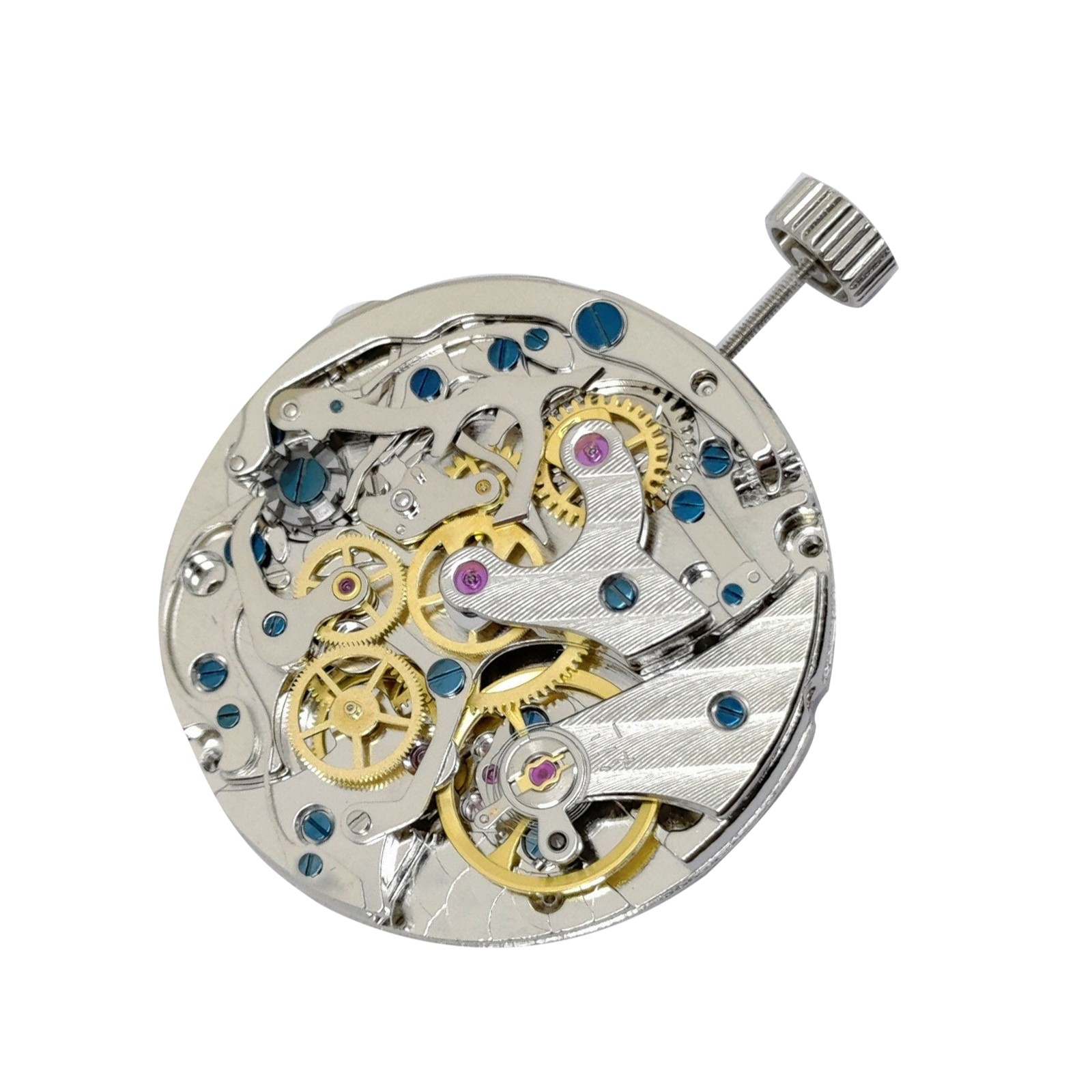 21,600bph 3-Eye Mechanical Chrono Hand-Wind Movement For Seagull ST1901 TY2901