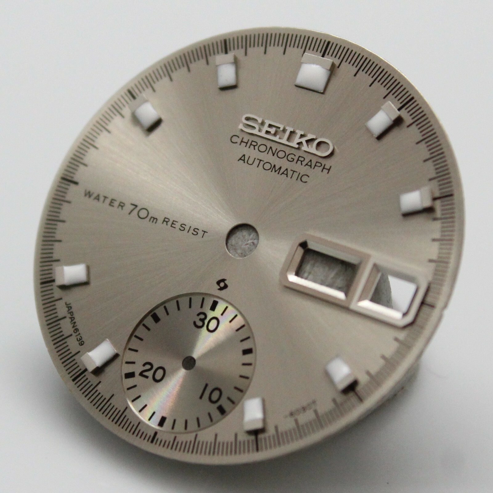 Silver Resist Dial SEIKO Chron 6139-6000 6139-6001 6139-6002 6139-6005 Pogue
