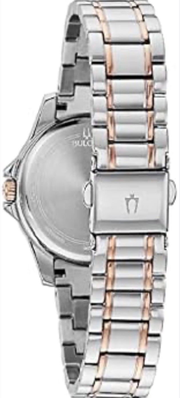 BULOVA Ladies Watch Link Two Tone Stainless Steel Extension Extra 1pc