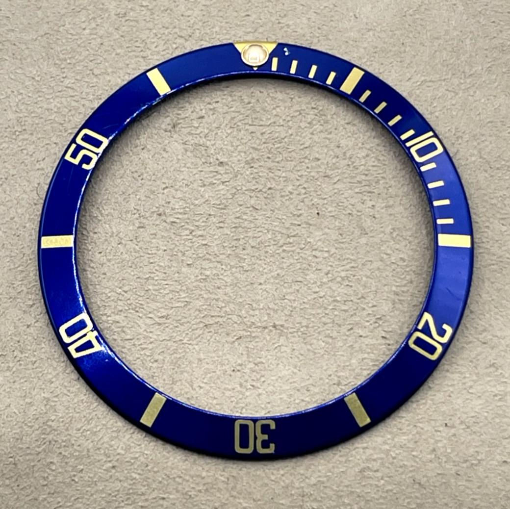 Rolex Submariner 16613 Bezel Insert Blue and Gold B315-16808-182-A1