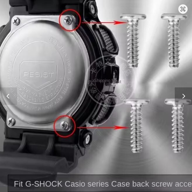 Watch Case Back Cover Screws For G-SHOCK Casio GA-110/120 GD-110/120 DW6900 DW56