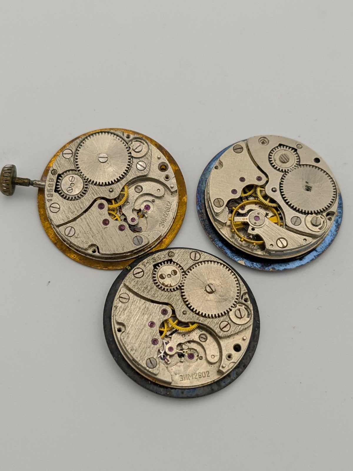 ZiM Pobeda 2602 Movement Soviet USSR For Parts Or Repairs