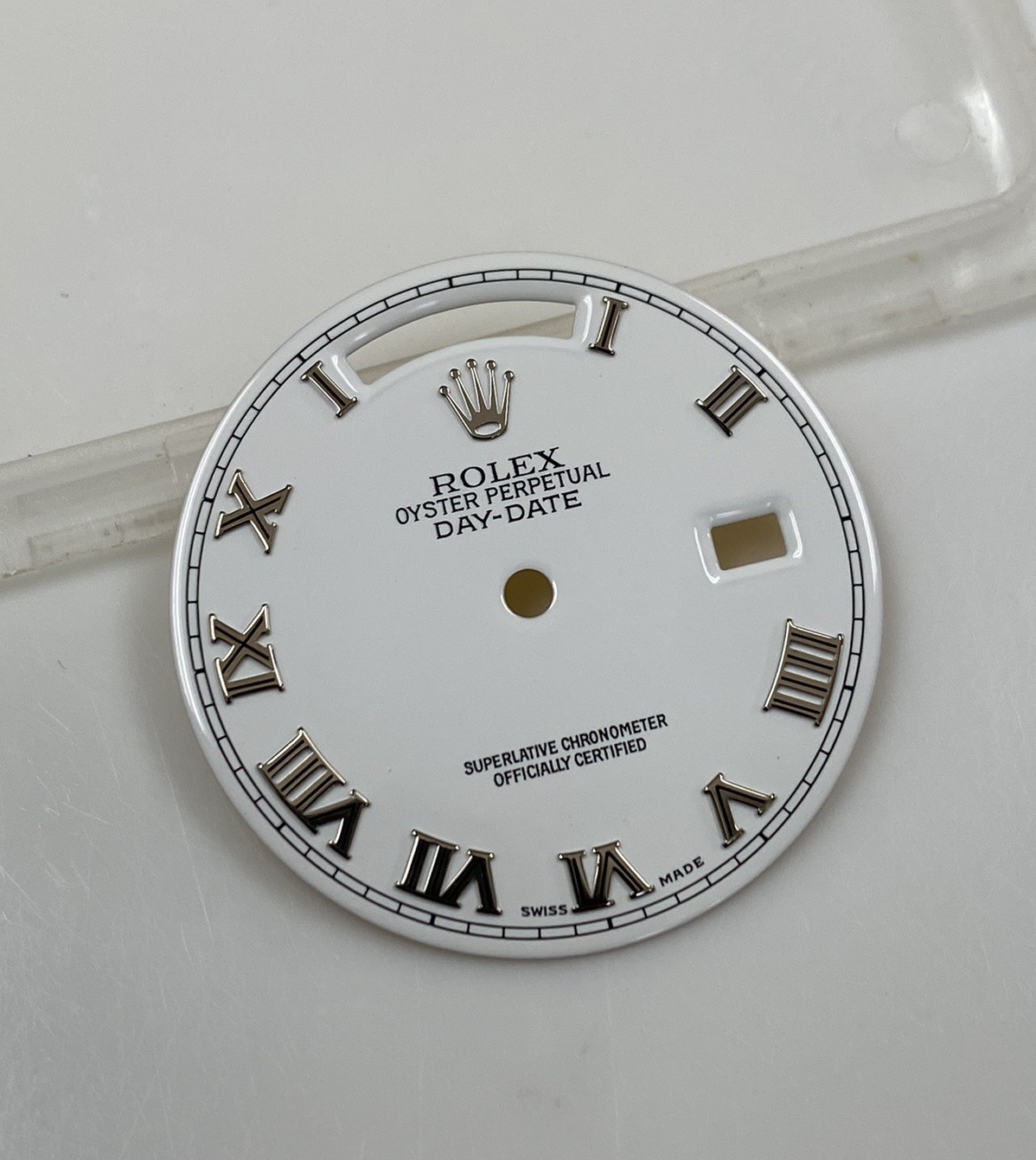 Genuine Rolex Day-Date 36mm President 18238 18038 White/Silver Roman Dial