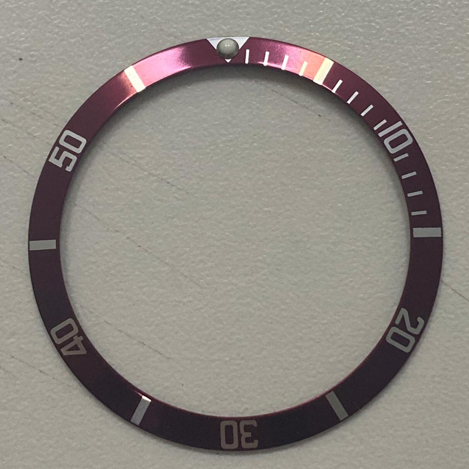 1* Vintage 36.5MM Watch Bezel Insert Ring Aluminum Watch Ring for Wristwatch Kit