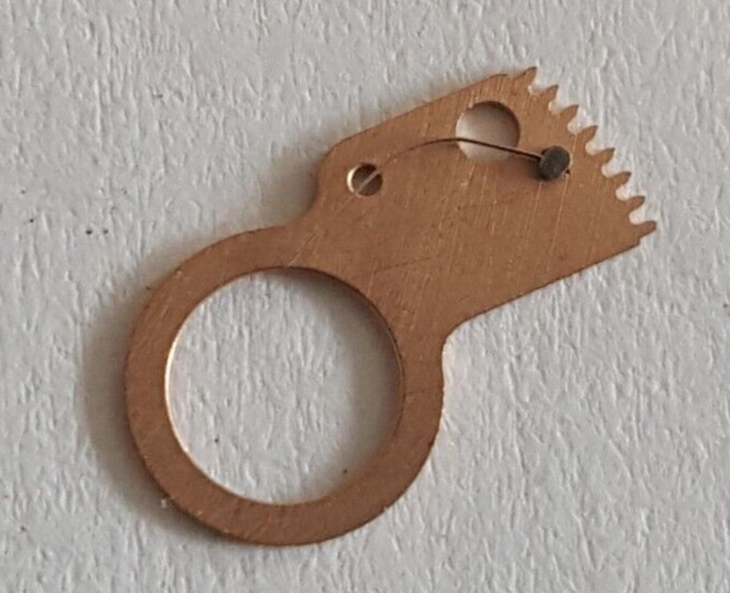 Omega Caliber 330 Part Number 1407 (Pawl Bearing Yoke with Stud and Spring)