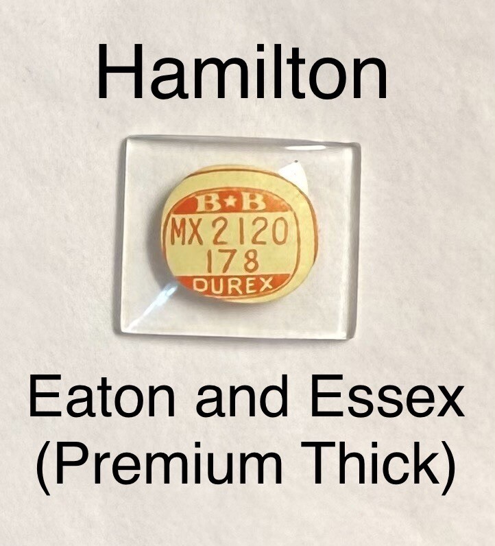 NOS Vintage Hamilton 1940s Eaton and Essex Premium Thick Glass Watch Crystal
