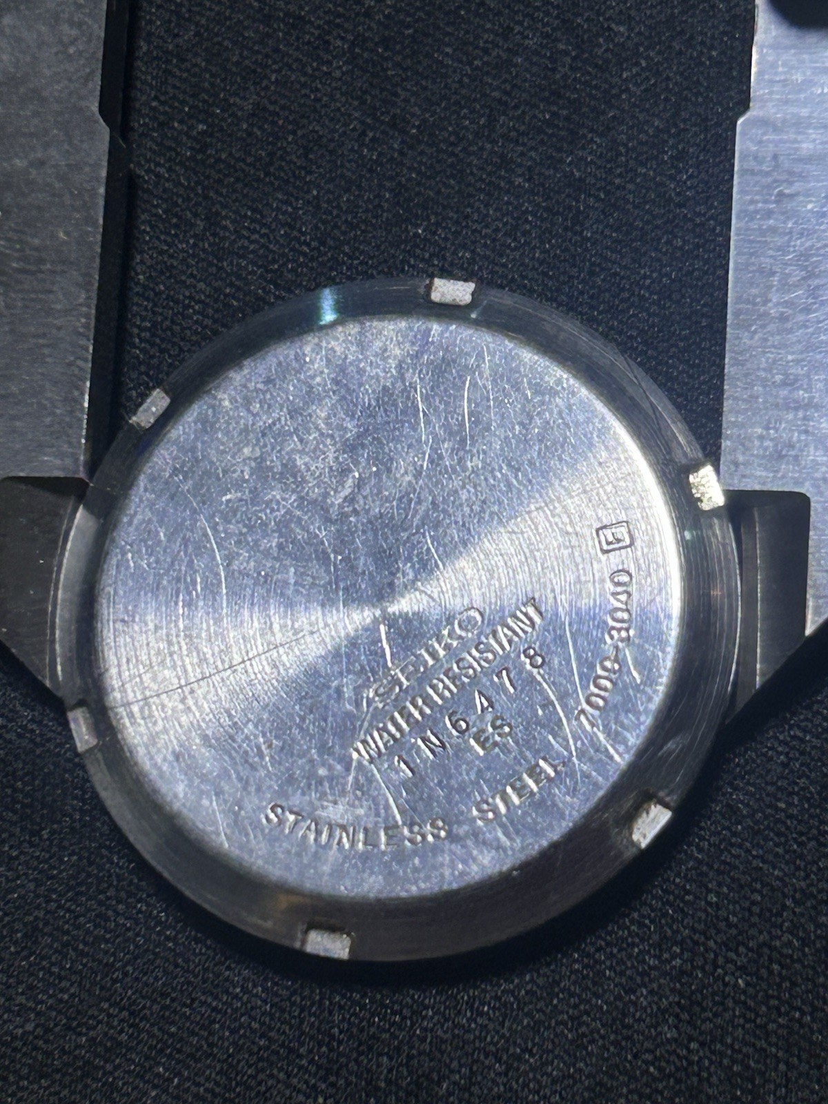 Seiko Case Back 7009-3040 Parts And Repair