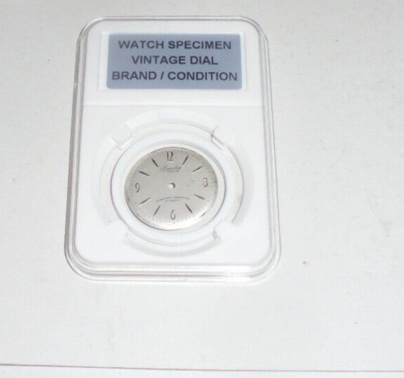 Vintage Watch Dial Specimen Artifact BARCLAY Incabloc Automatic Gold Part Swiss
