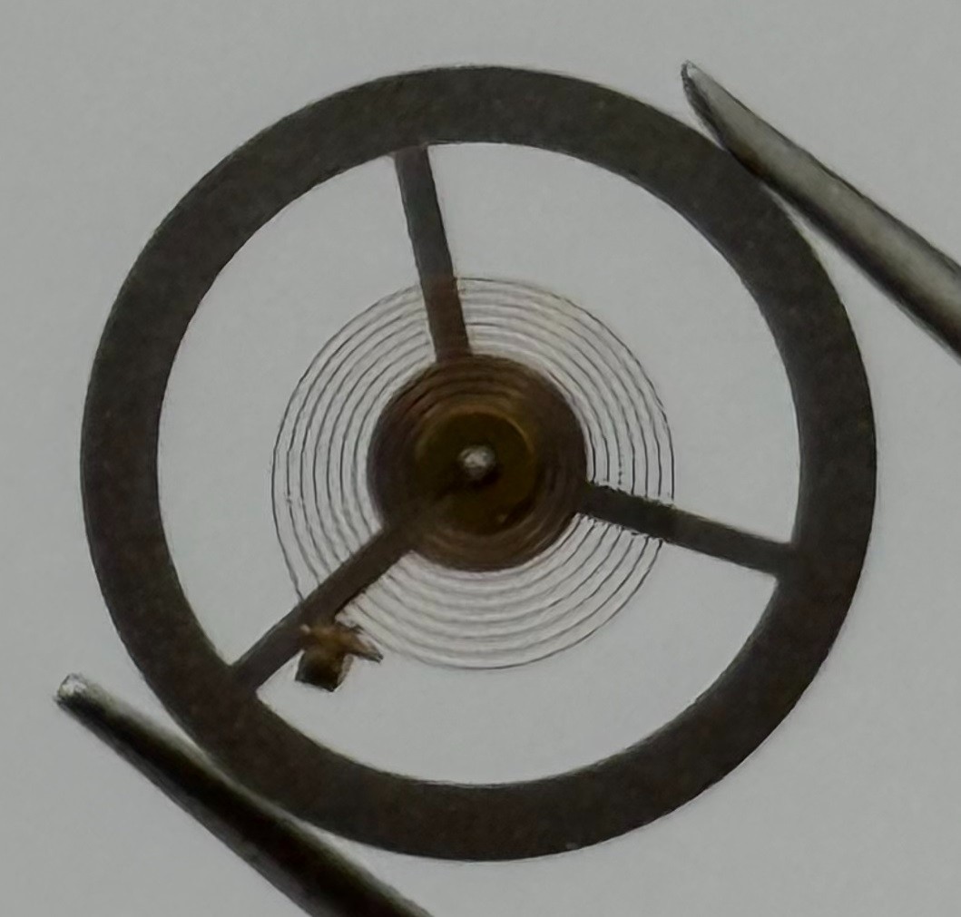 EB 8800 Balance Wheel Complete And Spring 12’’’ 1309 Watch Movement Parts NOS