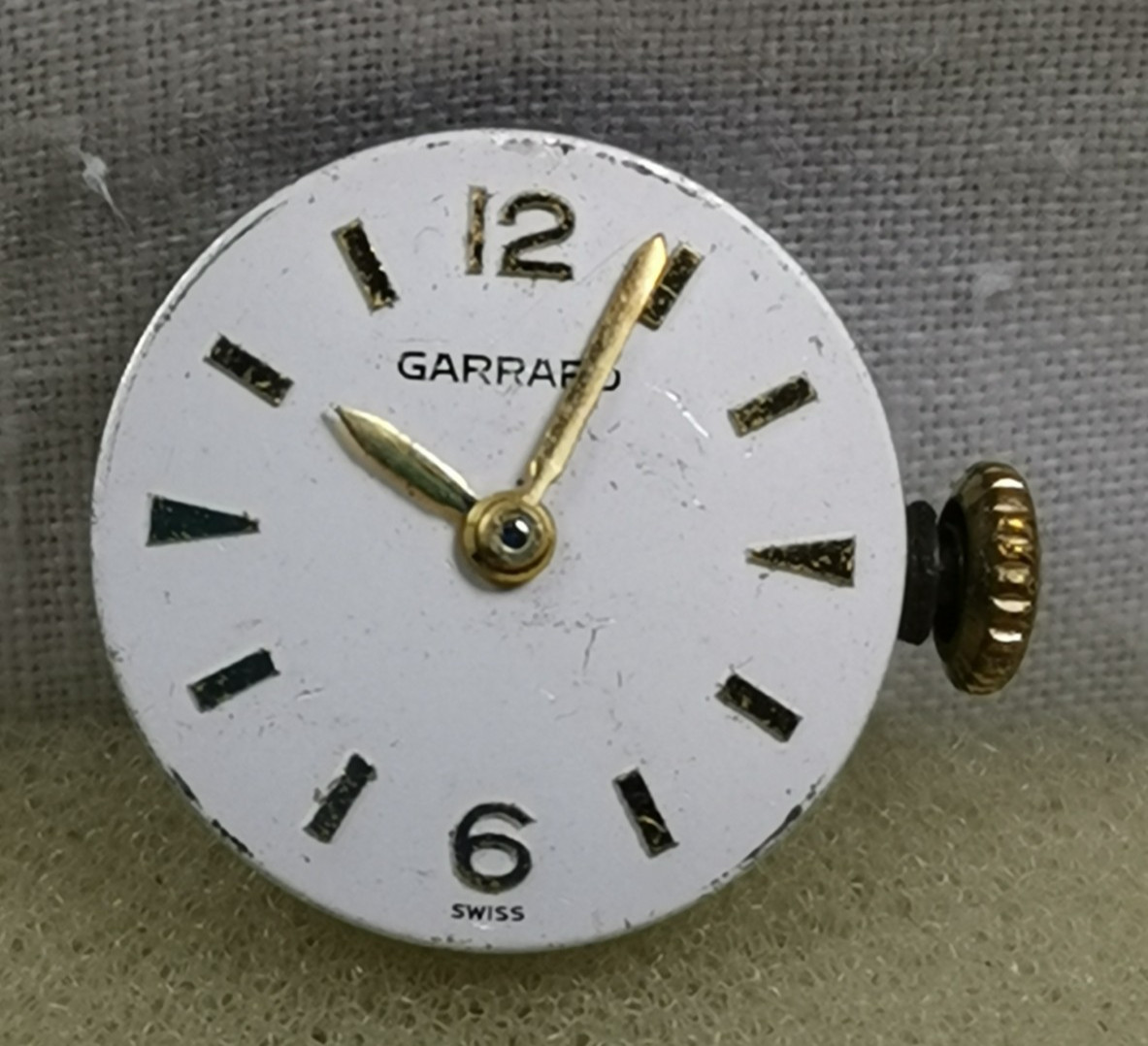 Garrard 21J Cal. ETA 2412 Swiss Wristwatch Movement Repair/Parts