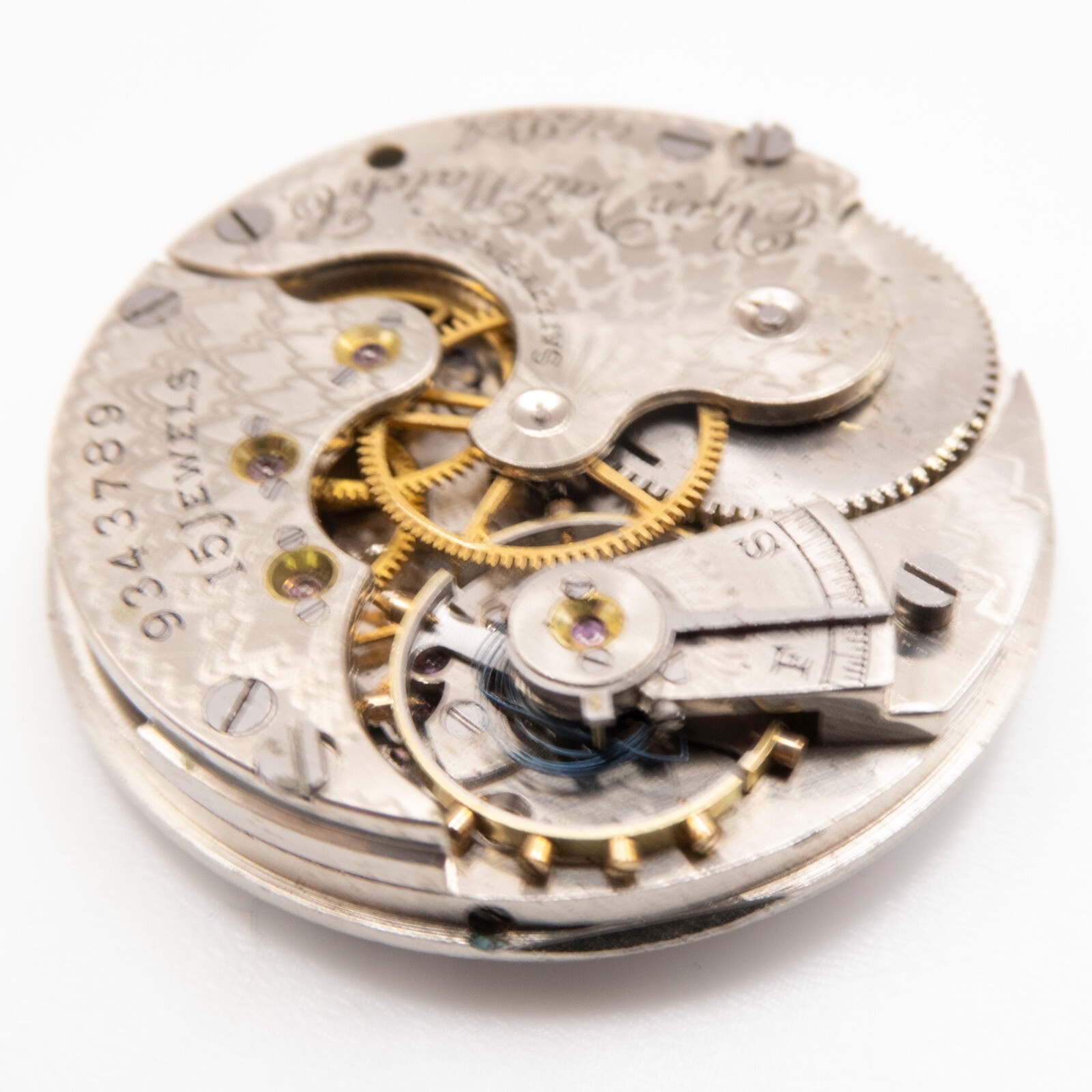 Elgin Grade 223 Model 1 0-Size 15-Jewel Antique Pocket Watch Movement