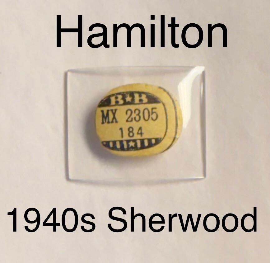 NOS Vintage 1940s Hamilton Sherwood Glass Watch Crystal