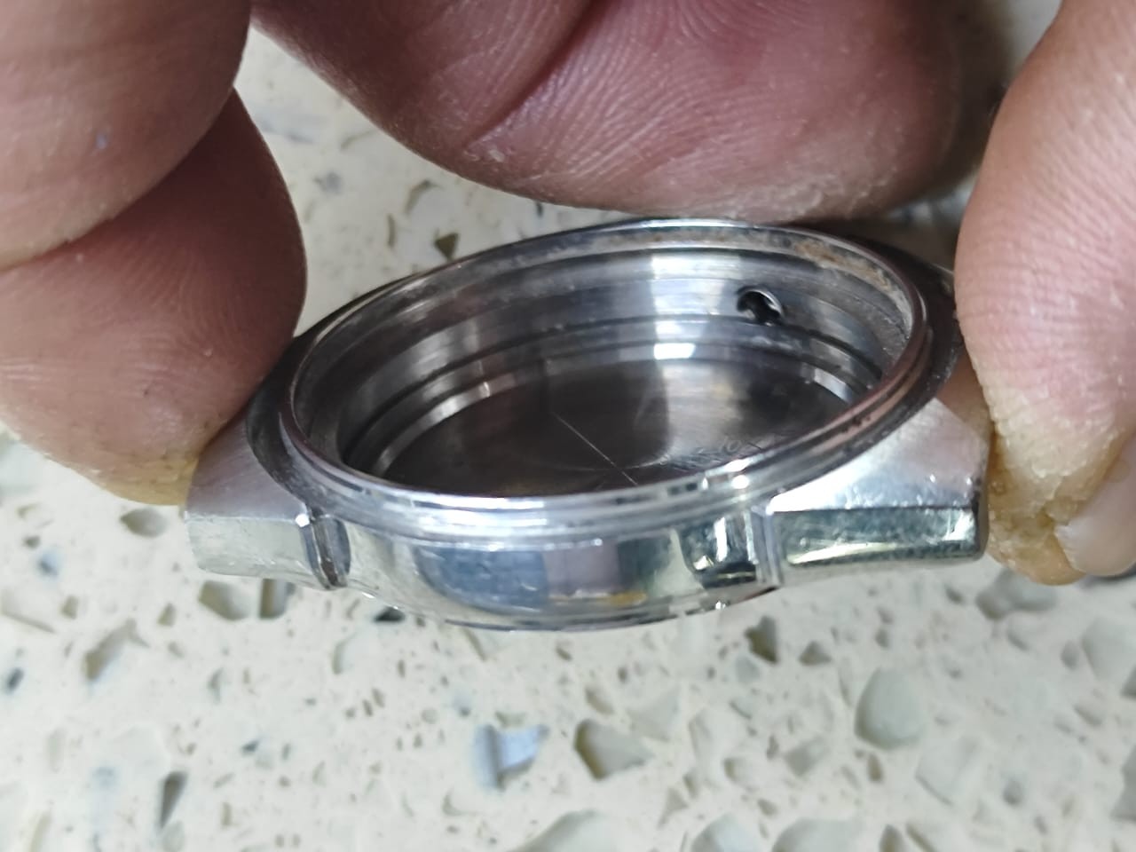 1979, Seiko SQ SPORTS 100 Quartz A7123-8210 100 Diver Part CASE without bezel
