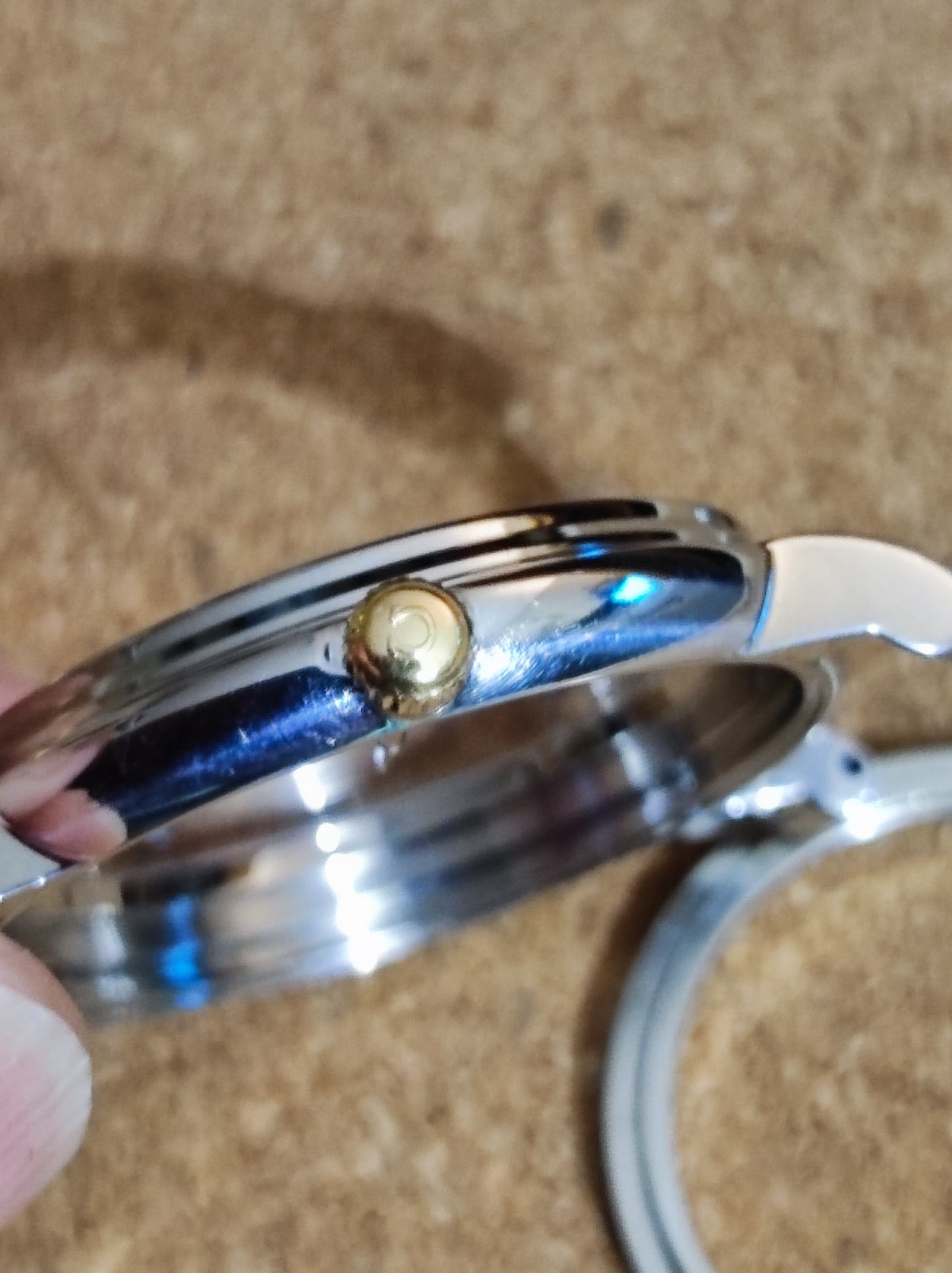 Genuine OMEGA De Ville 4374.31.00 Coaxial Stainless Steel Watch Case 168.1057
