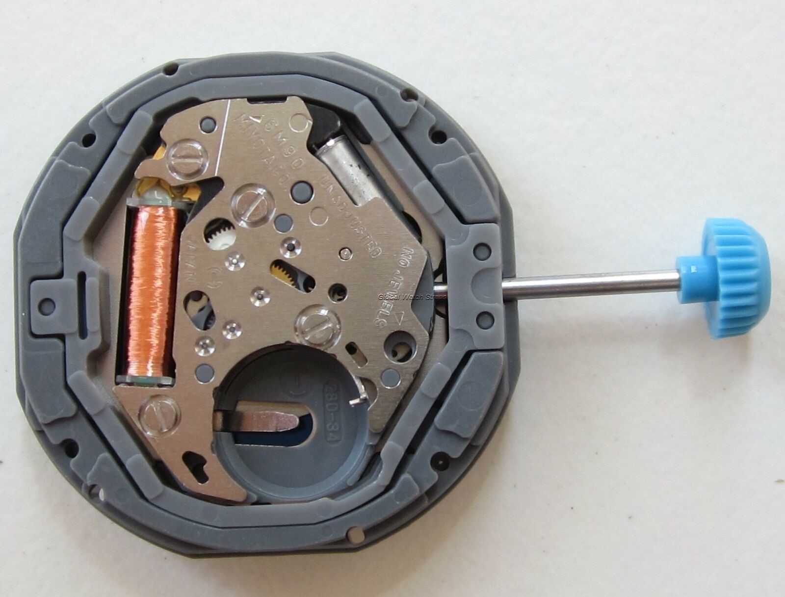 Miyota Citizen cal. 6M90 day-night disk N.O.S. watch movement